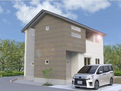 【外観パース】 | 本庄市小島　新築住宅ー＊Design HOUSE＊ | ≪C号棟≫