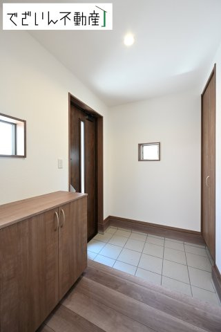 【玄関】 | 本庄市小島　新築住宅ー＊Design HOUSE＊ | ≪C号棟≫
現地(2025年7月撮影)