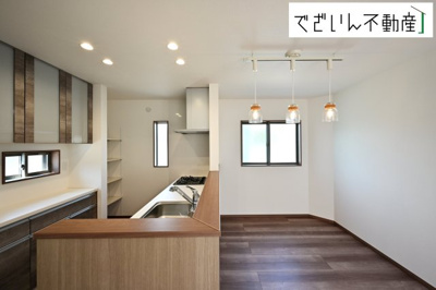【居間・リビング】 | 本庄市小島　新築住宅ー＊Design HOUSE＊ | ≪C号棟≫
現地(2025年7月撮影)