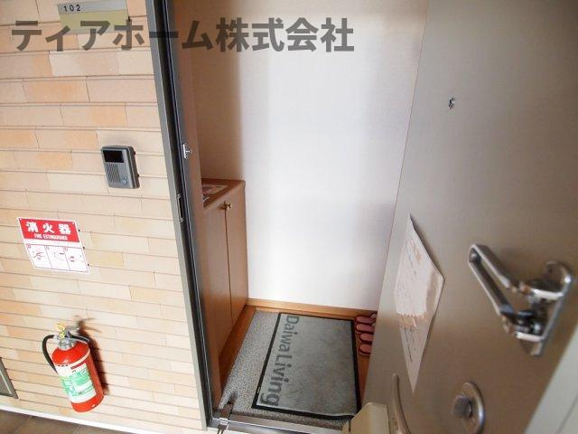 フローレンスⅡの玄関|シンプルで使いやすい玄関です