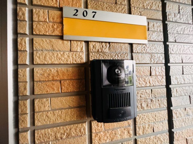 バッキンガムパレスのセキュリティ|モニター付きインターホンです