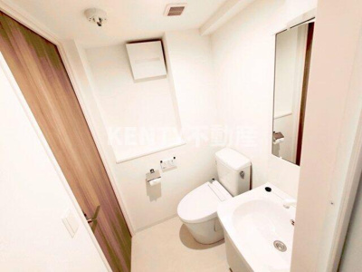 【洗面所】 | クレヴィスタ蒲田 | 忙しい朝には欠かせない洗面所です