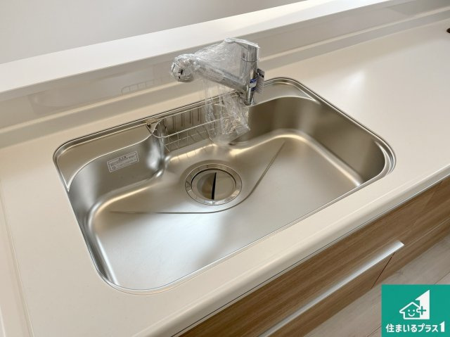 加古川市野口町古大内　新築一戸建ての設備|広々としたシンクで食器洗いも楽々！