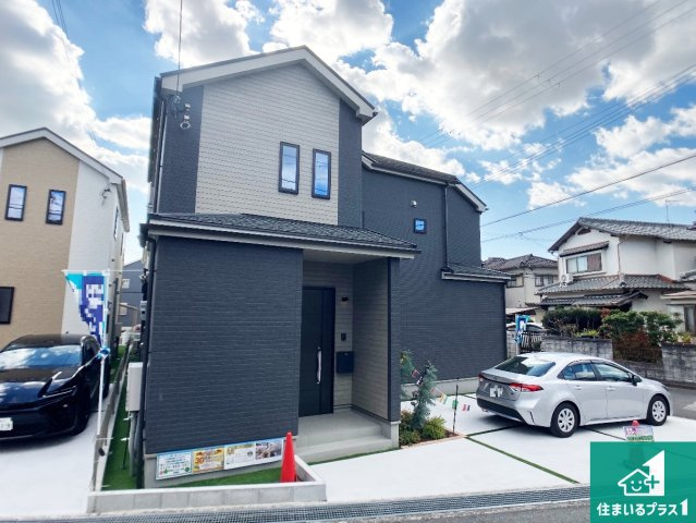 加古川市野口町古大内　新築一戸建ての外観|お客様に長く安心して住んでいだだける事にこだわった家づくり！住んでからのアフターサービスにもしっかりと取り組んでいます！