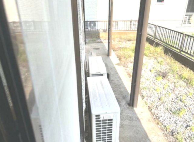 サンハイツのバルコニー