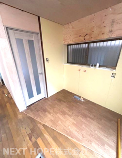 【キッチン】 | 尼崎市神崎町中古戸建　ワクワクリフォーム | キッチンが入るスペースです♪お好きなキッチンを選んでいただけます！！その他洗面台の大きさ設置場所もえらべます！