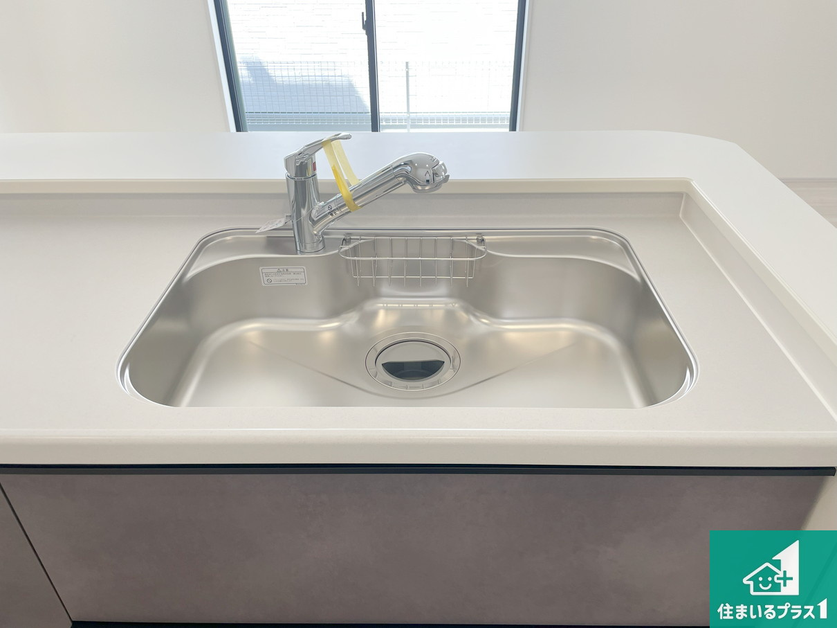 加古川市東神吉町神吉　第9期　新築一戸建ての設備|広々としたシンクで食器洗いも楽々！