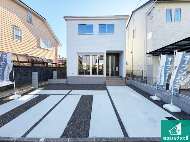 京都市西京区大原野上里紅葉町　第1期　新築一戸建ての外観|お客様に長く安心して住んでいだだける事にこだわった家づくり！住んでからのアフターサービスにもしっかりと取り組んでいます！