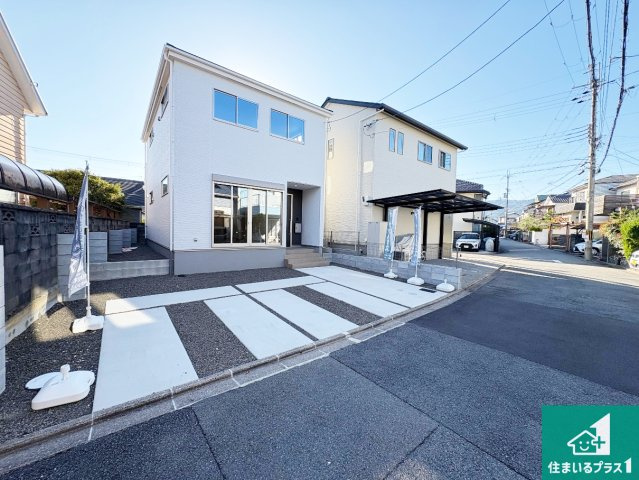 京都市西京区大原野上里紅葉町　第1期　新築一戸建ての外観|安心の10年保証！外観を美しく保ち、雨水で汚れを落とします！気になることがありましたら、お気軽にお問い合わせください！