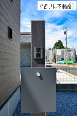 【玄関】 | 本庄市小島　戸建住宅ー＊Design HOUSE＊ | ≪D号棟≫
現地(2025年7月撮影)