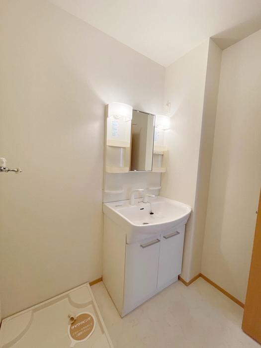 クレールふたがみIIの洗面所