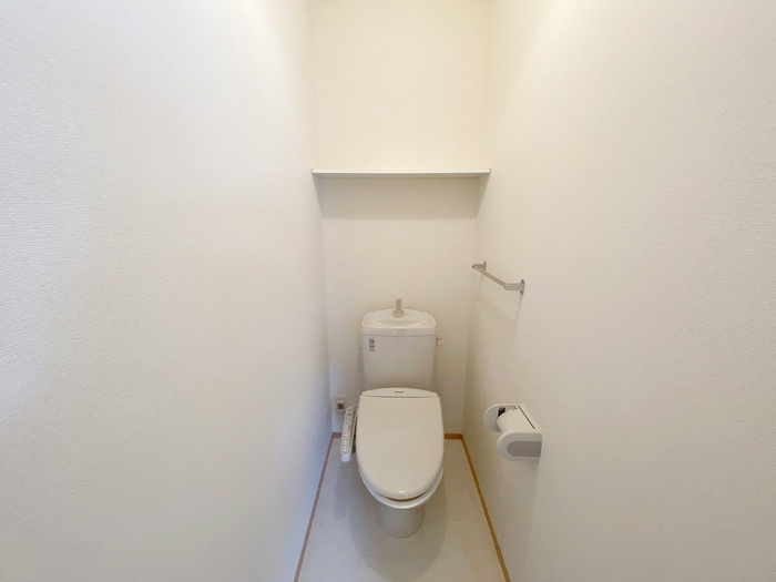 クレールふたがみIIのトイレ
