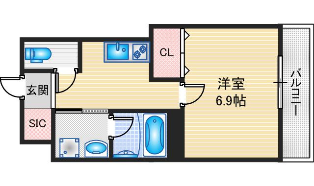 【間取り】 | ウェルスクエア茨木駅前