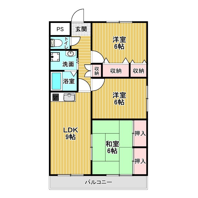 コンフォート21の間取り