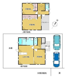 【間取り】 | 蓮田市関山3丁目　戸建賃貸（オーナーチェンジ）