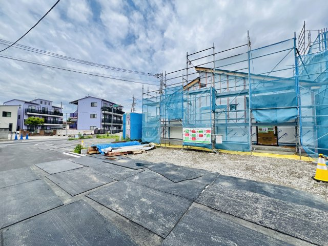高崎市新町の前面道路含む現地写真|閑静な住宅地◎