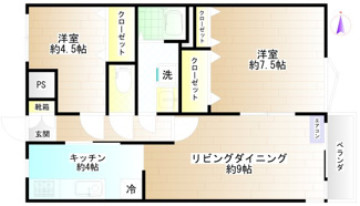 【間取り】 | コンフォーレ東小金井