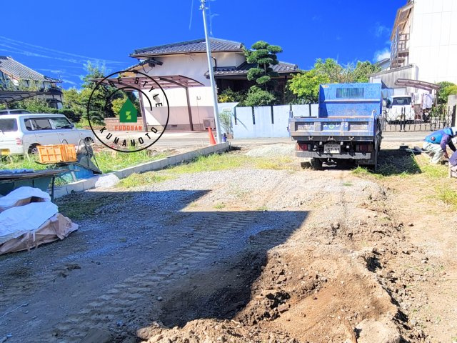 熊本市南区並建町第2-2棟（1号棟）の庭|お庭で自由な時間を過ごせます。