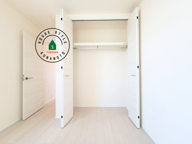 熊本市南区並建町第2-2棟（1号棟）の収納|収納には困りません。