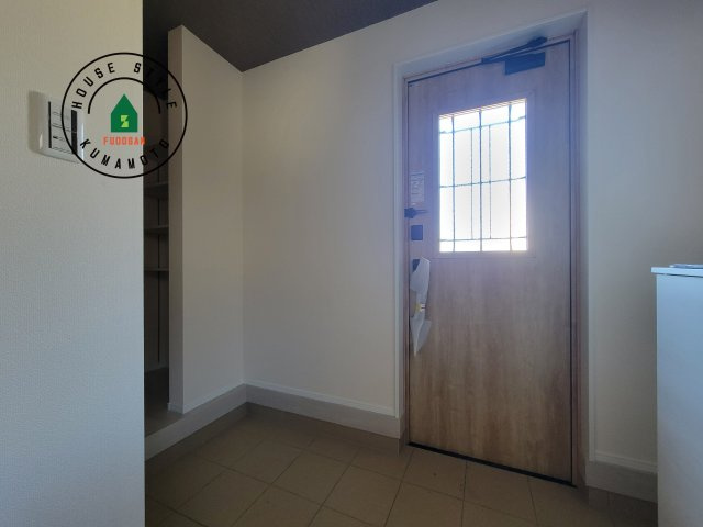 熊本市南区並建町第2-2棟（1号棟）の防犯設備|二重ロックでしっかり防犯対策ができます。