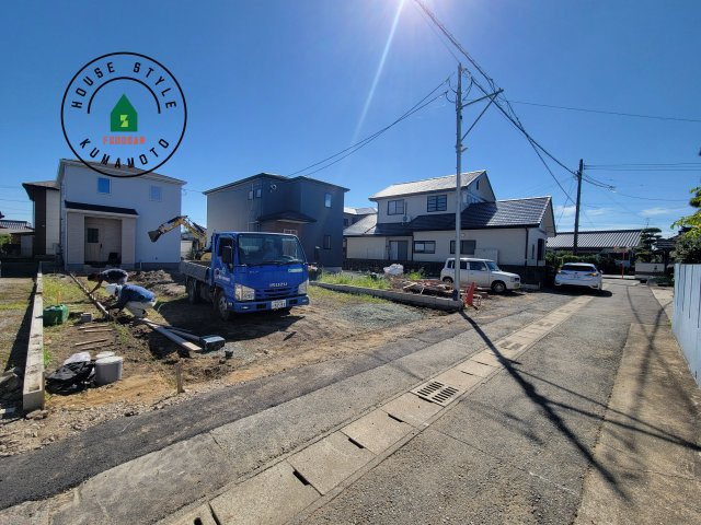 熊本市南区並建町第2-2棟（1号棟）の前面道路含む現地写真|見学の時間などお気軽にお問い合わせ下さい。