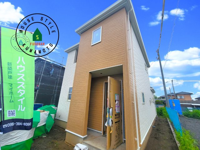 熊本市西区城山半田2丁目第2-6棟（4号棟）の外観|デザイン性のある外観です。