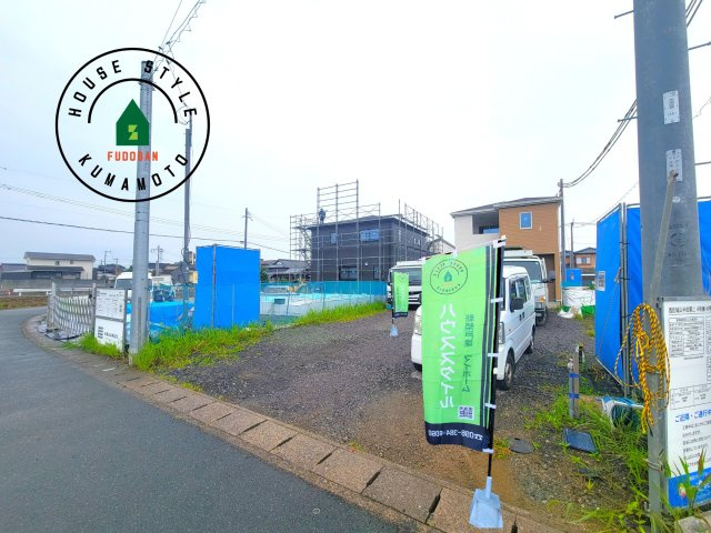 熊本市西区城山半田2丁目第2-6棟（4号棟）の前面道路含む現地写真|見学の時間などお気軽にお問い合わせ下さい。