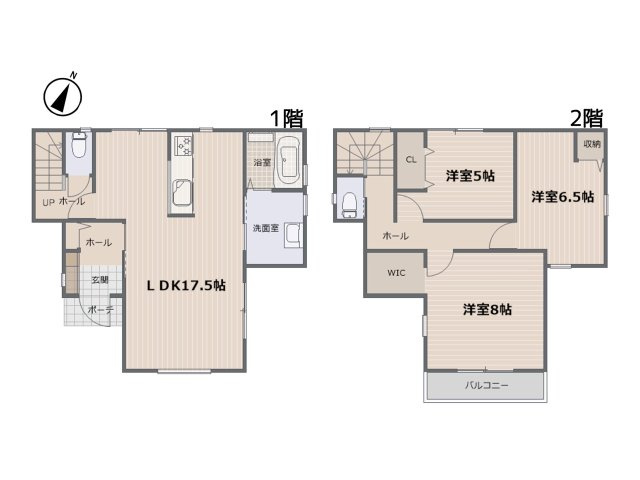 大美野5期1号棟の間取り