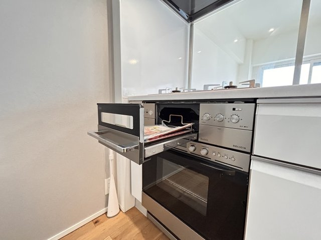 六甲ヒルズ篠原台のキッチン|キッチングリル完備でお魚料理もお気軽に♪