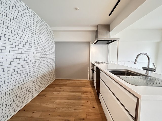 六甲ヒルズ篠原台のキッチン|キッチンスペースは広々と確保しており、お料理のし易い環境です！