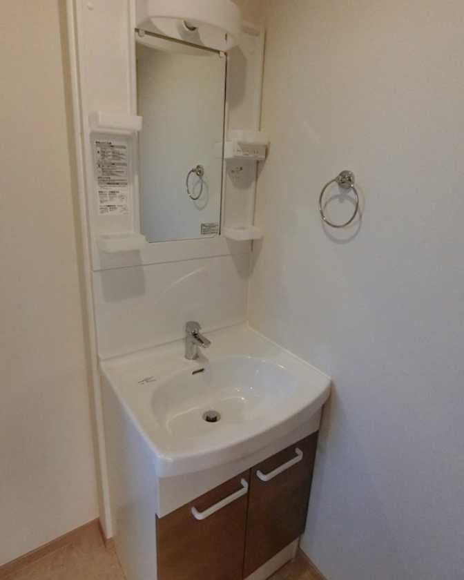 パークマンション　角部屋　追い焚き　駐輪場の洗面所