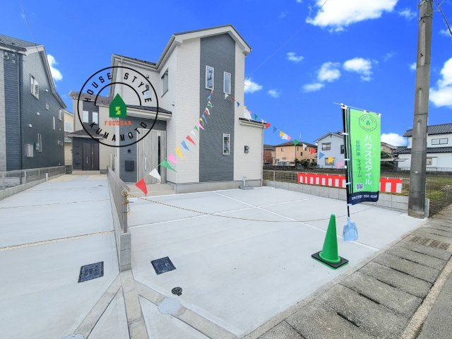 熊本市東区月出7丁目第1-5棟（A号棟）の外観|デザイン性のある外観です。