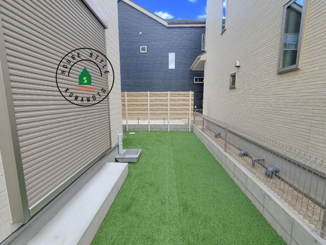 熊本市東区月出7丁目第1-5棟（A号棟）の庭|お庭で自由な時間を過ごせます。