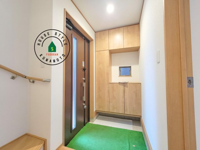 熊本市東区月出7丁目第1-5棟（B号棟）の防犯設備|二重ロックでしっかり防犯対策ができます。