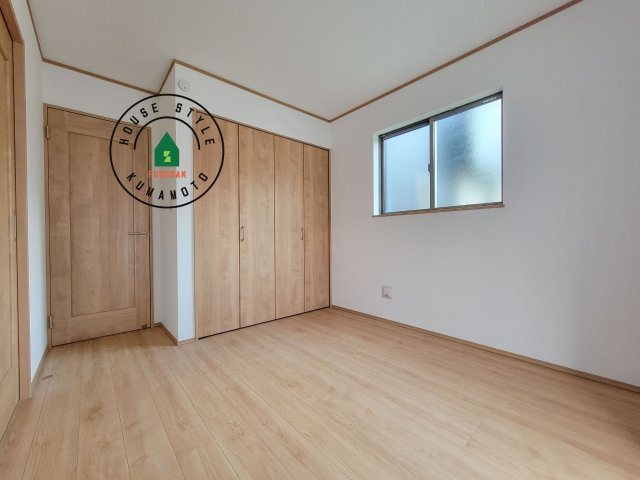 熊本市東区月出7丁目第1-5棟（B号棟）の和室|将来的に、琉球畳を引きまして和室風にすることも可能です。