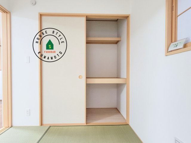 熊本市東区月出7丁目第1-5棟（D号棟）の収納|収納には困りません。