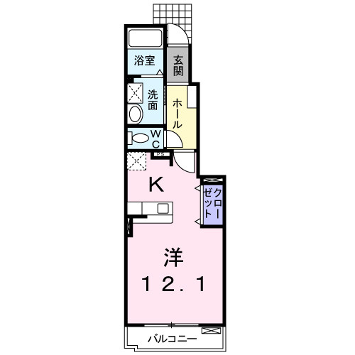 ＴＩＡＲＡ　Ⅱの間取り|間取図