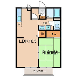 ヴィラ東野の間取り
