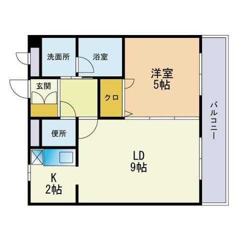 エトランゼX 天神の間取り