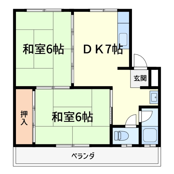 【間取り】 | メゾン津之江