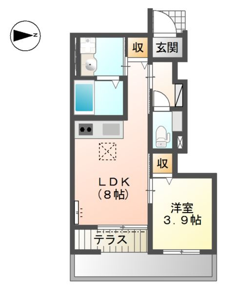 モイス・シャームⅡの間取り