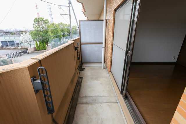 ラ・セゾン城北のバルコニー