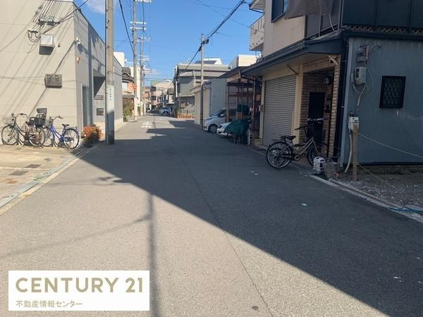 【前面道路含む現地写真】 | 北恩加島1丁目建築条件付き宅地 | 前面道路幅員約6ｍ
