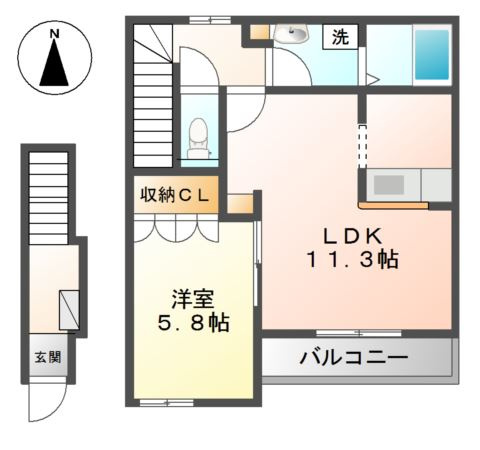 Casa Pastoraleの間取り