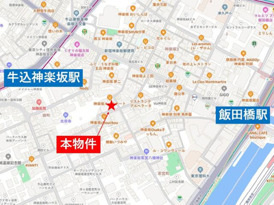 【地図】 | プレール神楽坂