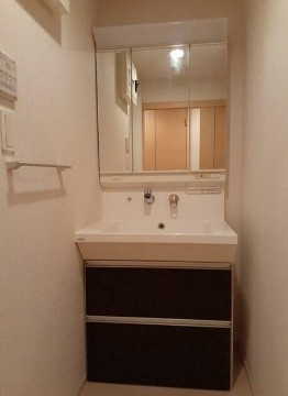 【独立洗面台】 | アクア.M | 嬉しい独立洗面台付き。