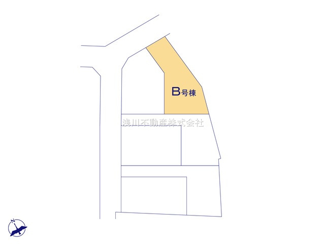 八王子市　川口町　新築一戸建て　１７期の区画図|～全6棟の新しいコミュニティーが誕生～