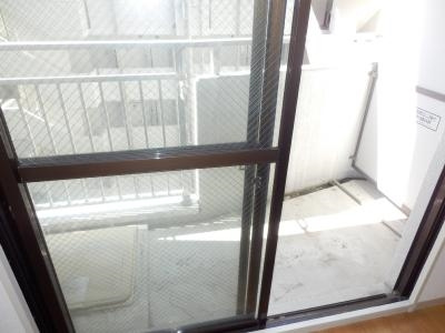 サンシティ四条大宮シャトー朝日のバルコニー