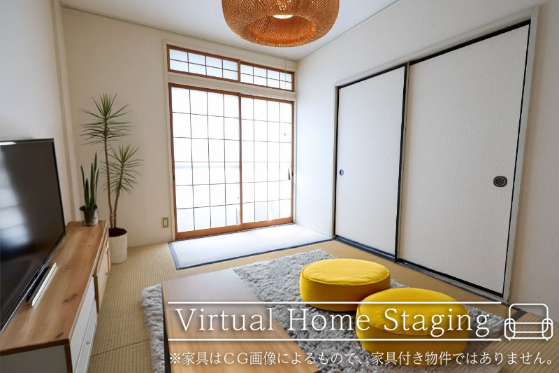 リエス小山間々田の和室|和室家具配置イメージ