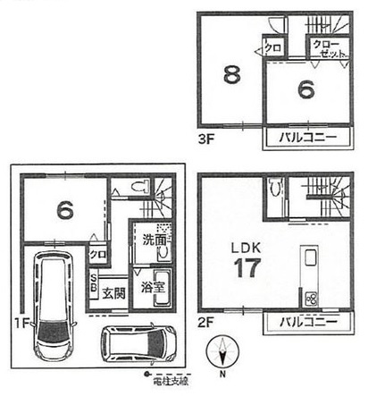 【間取り】 | K41267-1号地待鳳